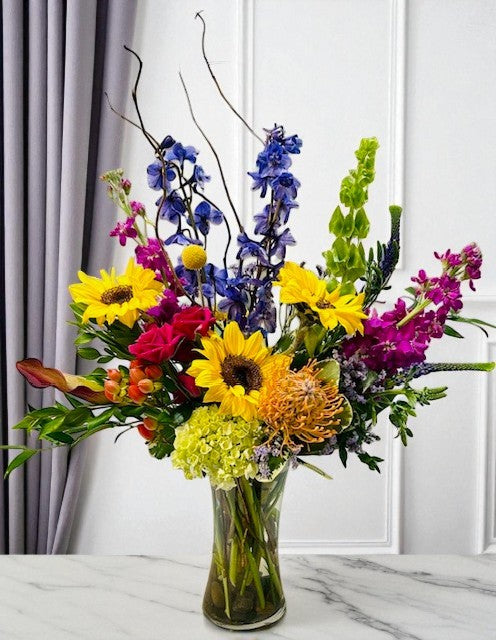 Colorful Garden Blooms