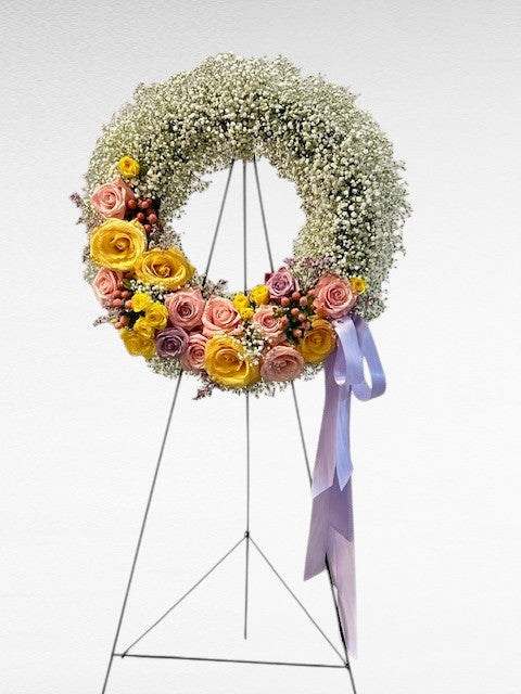 Petals & Clouds Wreath