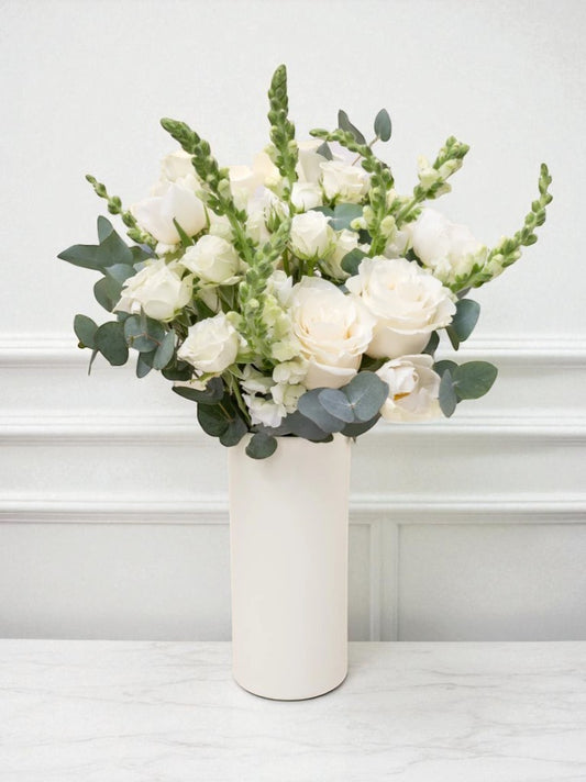 Alabaster Flower Arrangement