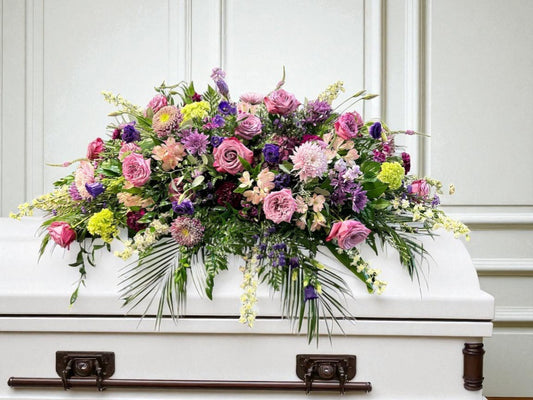 Bright & Beautiful Casket Flowers