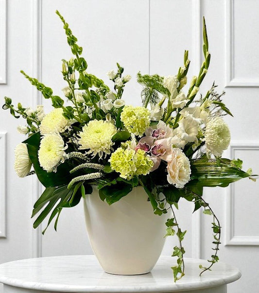 Grand Whites Flower Arrangement