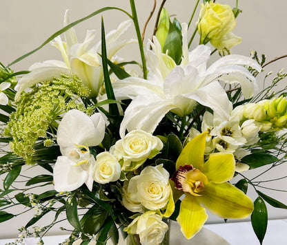 White Garden Blooms