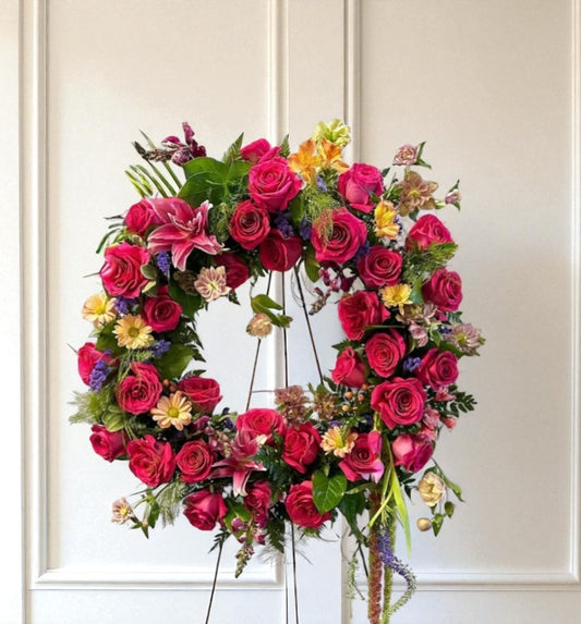 In Loving Color Wreath