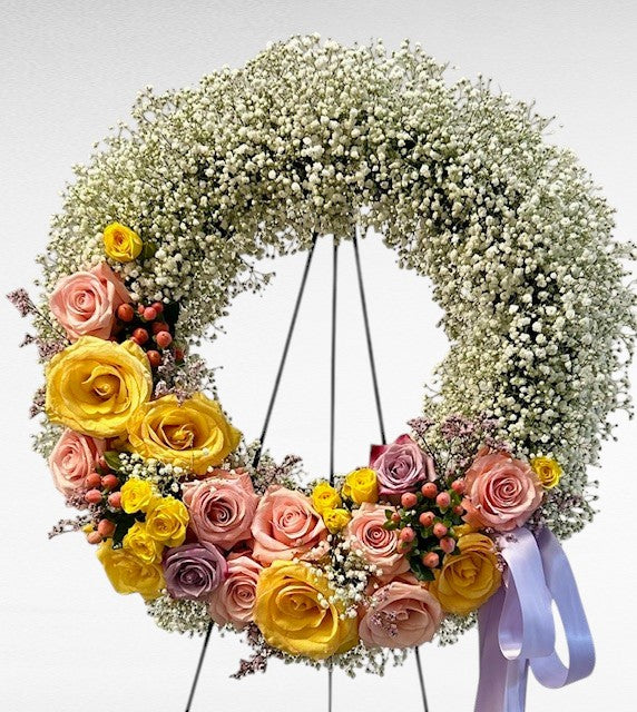 Petals & Clouds Wreath