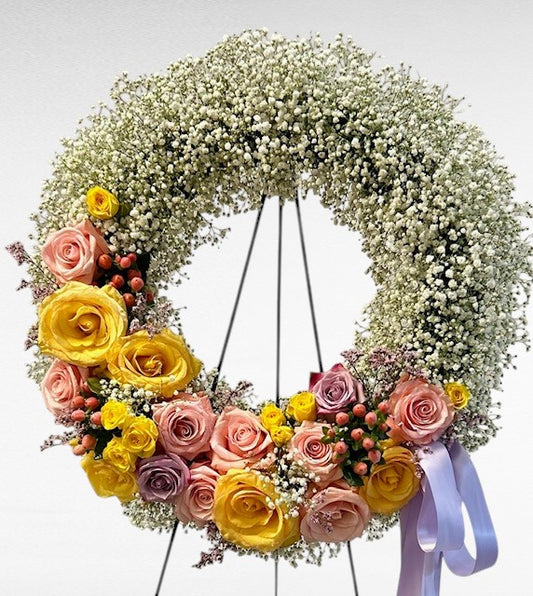Petals & Clouds Wreath