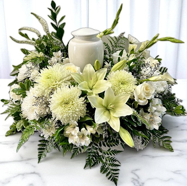 Purely Remembered Cremation Urn Flowers