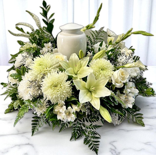 Purely Remembered Cremation Urn Flowers